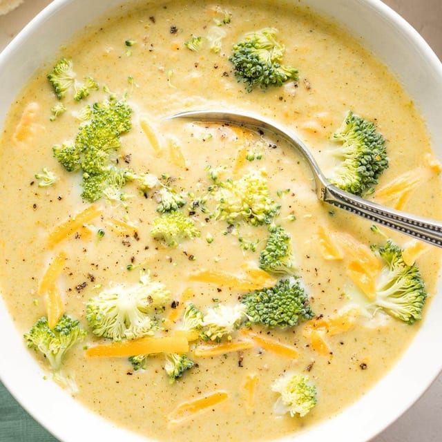 Broccoli Cheddar Soup.